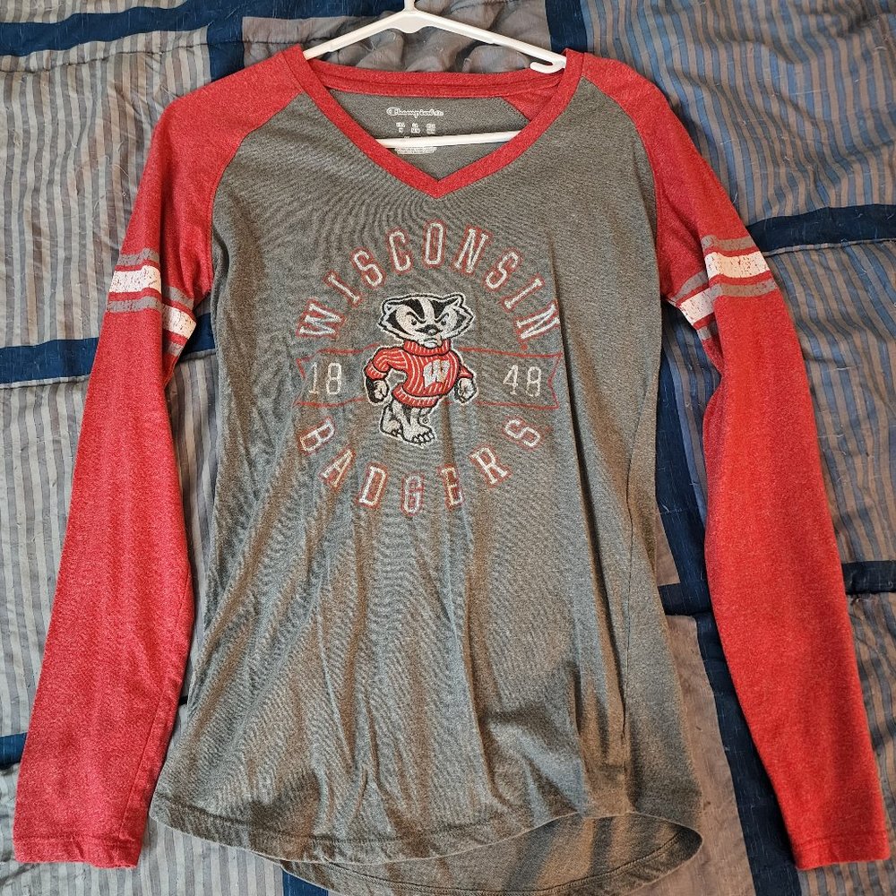 Wisconsin Badger Long Sleeve Shirt M